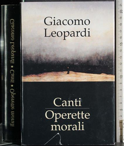 Operette morali - Giacomo Leopardi - copertina