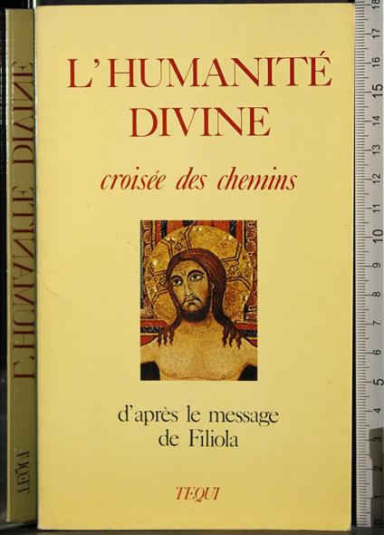 L' humanité divine - Jean-Dominique Rey - copertina