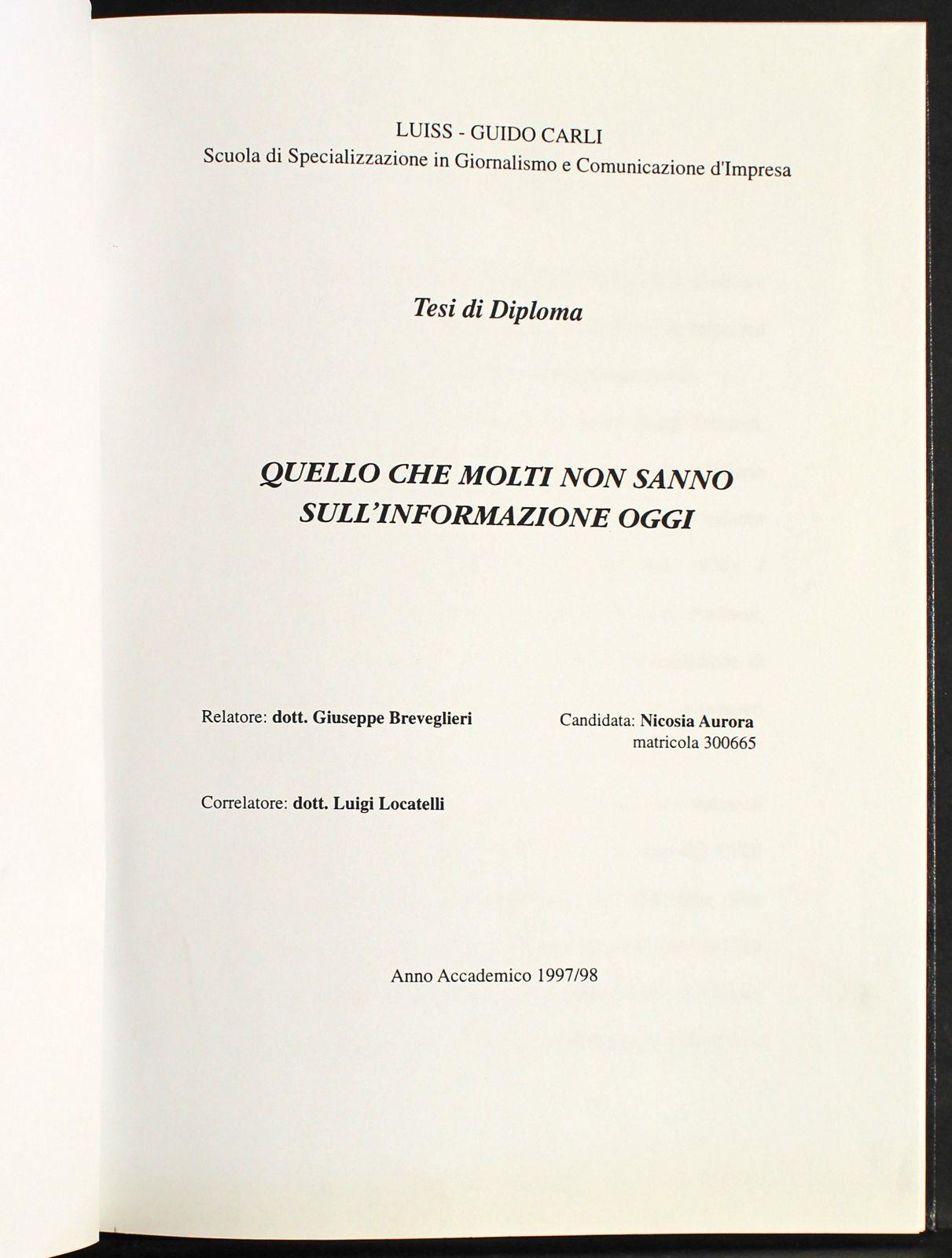 Quello che molti non sanno sull'informazione oggi