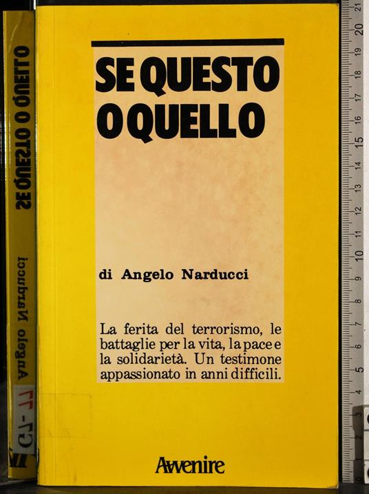 Se questo o quello - Angelo Nucci - copertina