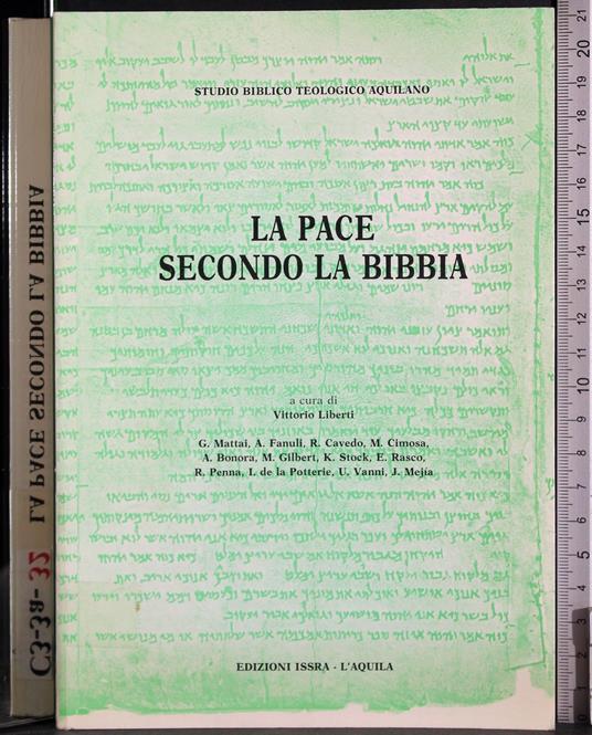 pace secondo la Bibbia - copertina