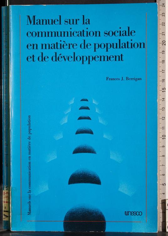 Manuel communication sociale en matiere de population et d - copertina