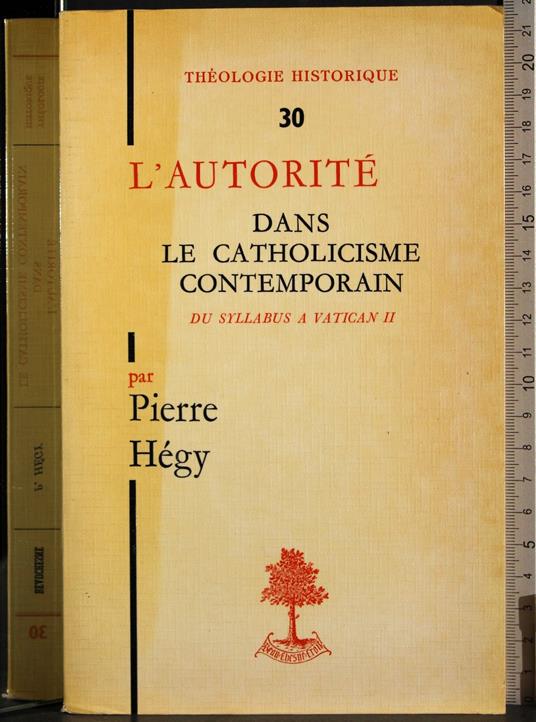 L' Autorite dans le catholicisme contemporain - copertina