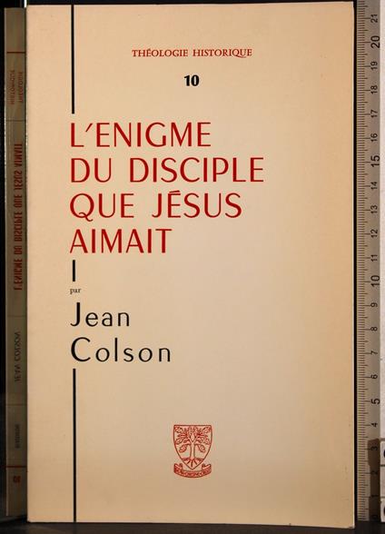 L' enigme du disciple que jesus aimait - copertina