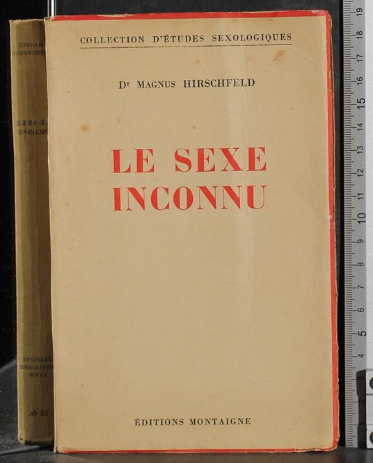 Le sexe inconnu - copertina