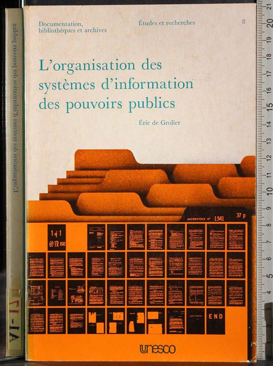 Organisation des systèmes d'information des pouvoirs publics - copertina