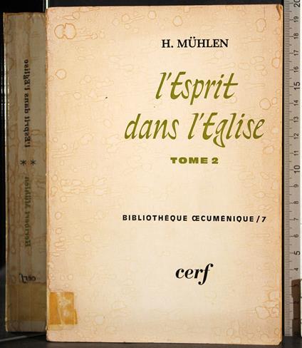 L' Esprit dans l'Eglise. Tome 2 - copertina