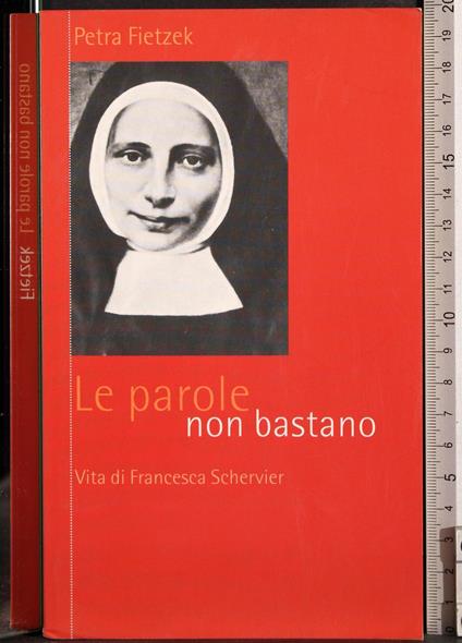 Le parole non bastano - copertina