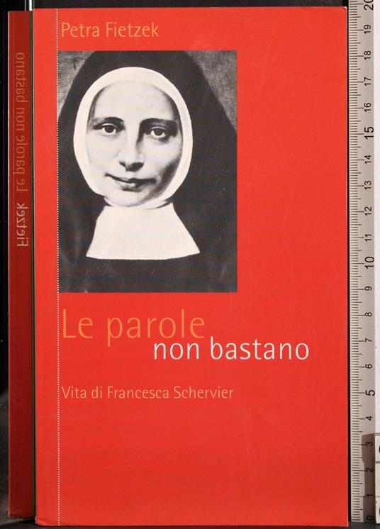 Le parole non bastano - copertina