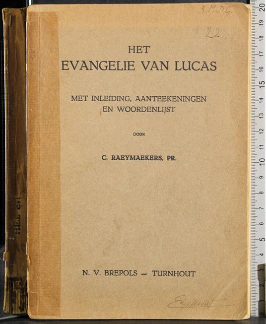 Het evangelie van Lucas - copertina