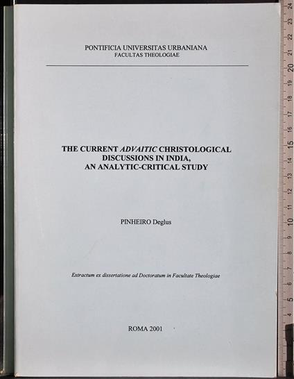 Current Advaitic christological discussions in India - copertina