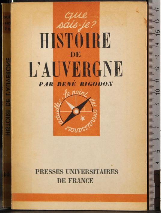 L' histoire de l'Auvergne - copertina