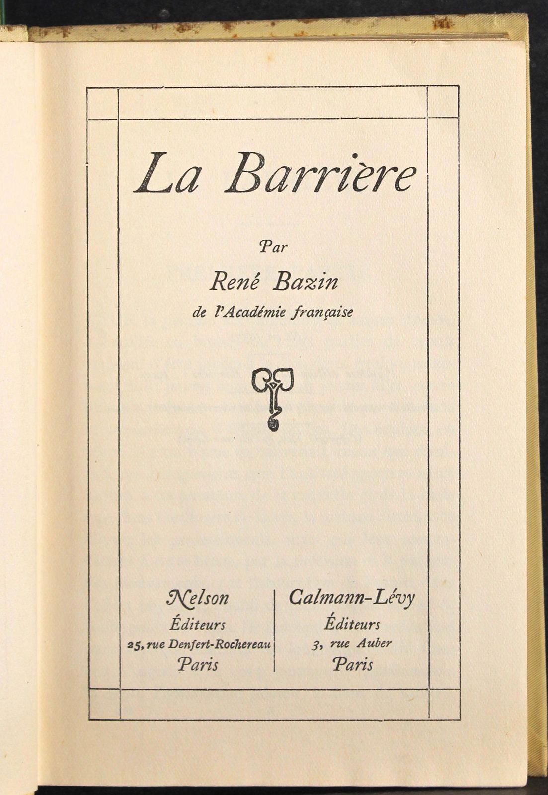 Barriere