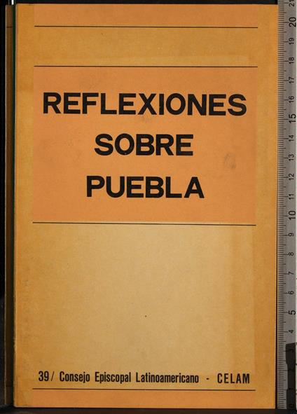Reflexiones sobre puebla - copertina