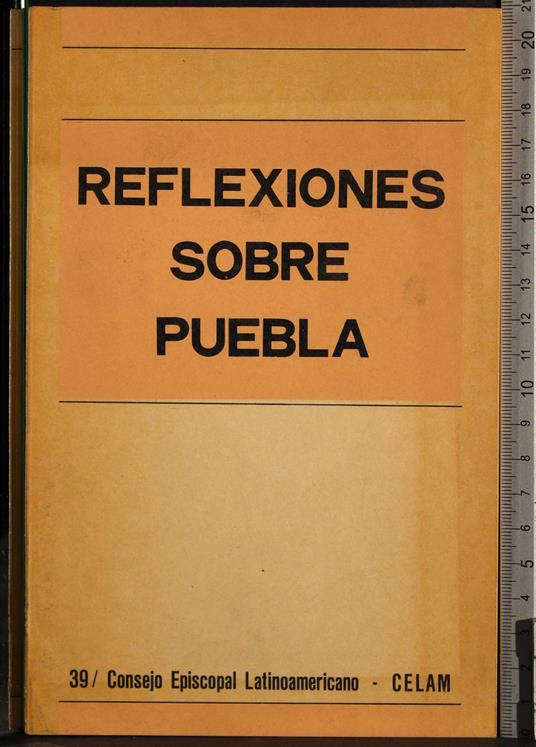 Reflexiones sobre puebla - copertina