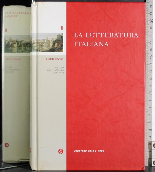 letteratura italiana Vol 8. Il seicento - copertina
