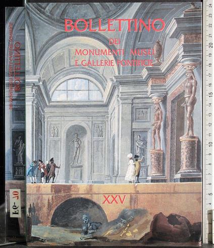 Bollettino dei monumenti musei e gallerie pontificie XXV - copertina