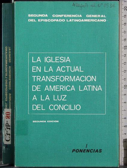Iglesia en la actual transformacion de America Latina - copertina