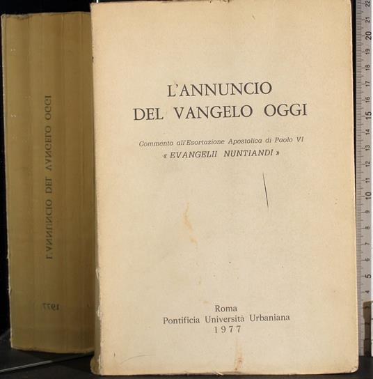 L' Annuncio del Vangelo oggi - copertina