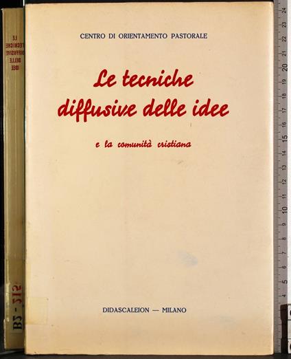 Le tecniche diffusive delle idee - copertina