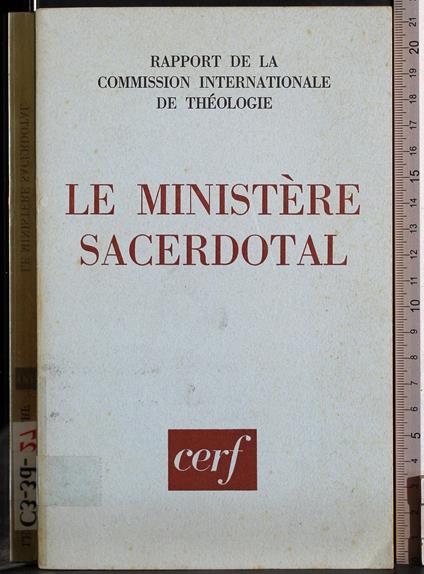 Le ministere sacerdotal - copertina