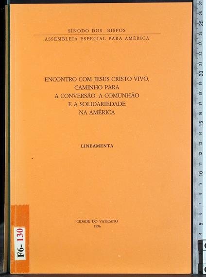 Encontro com Jesus Cristo vivo, caminho para conversao - copertina