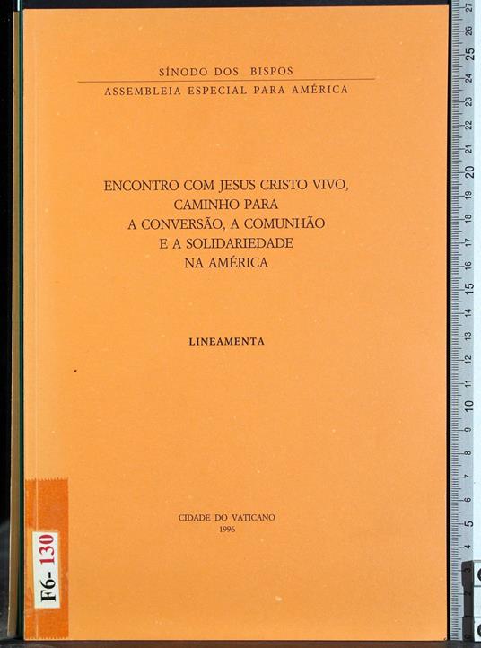 Encontro com Jesus Cristo vivo, caminho para conversao - copertina