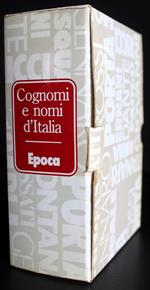 Cognomi e nomi d'Italia 6 Volumi