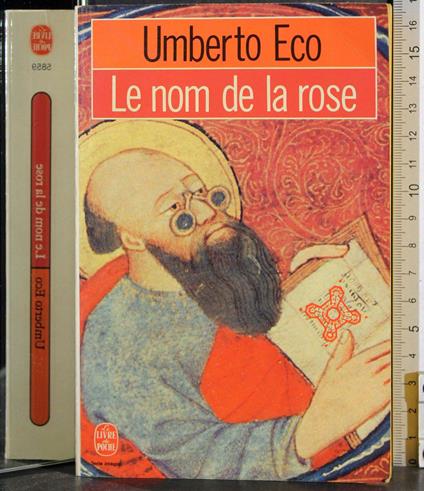Le nom de la rose - Umberto Eco - copertina