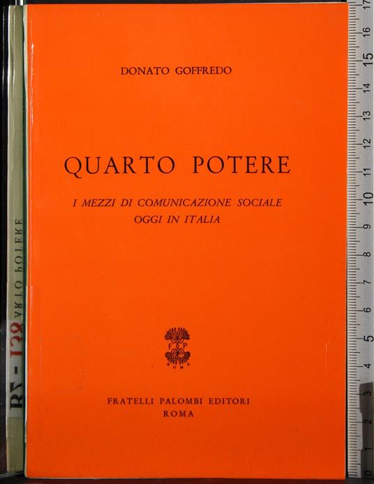 Quarto potere - Donato Goffredo - copertina