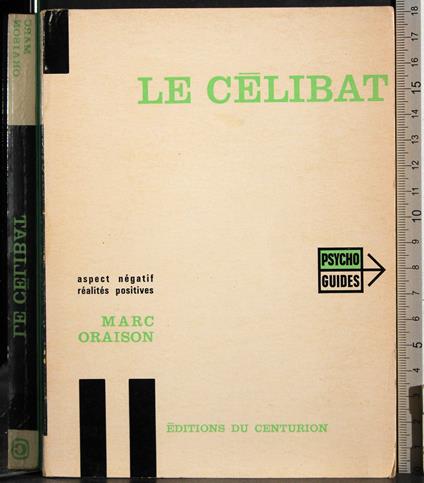 Le celibat - Marc Oraison - copertina