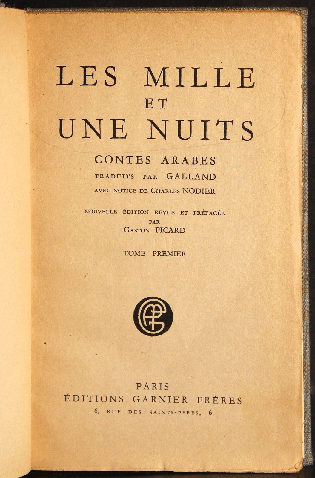 Les mille et une nuits. Tomo 1