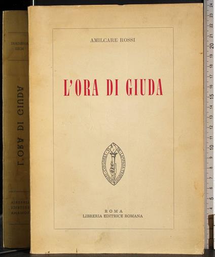 L' ora di giuda - Amilcare Rossi - copertina