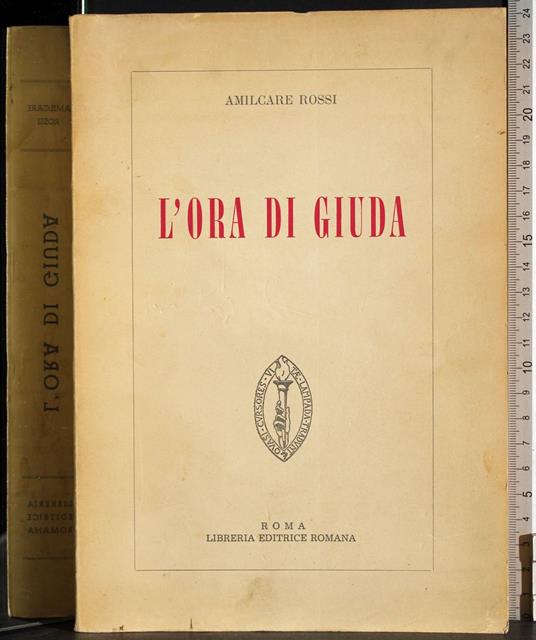 L' ora di giuda - Amilcare Rossi - copertina