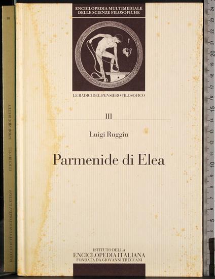 Parmenide di Elea - Luigi Ruggiu - copertina