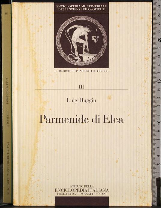 Parmenide di Elea - Luigi Ruggiu - copertina