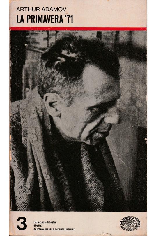 primavera '71 - Arthur Adamov - copertina