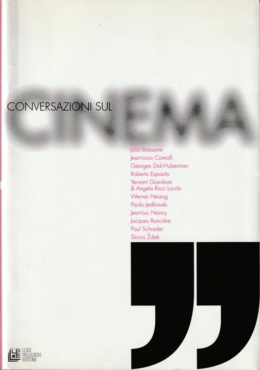 Conversazioni sul cinema - Conversations on cinema - copertina