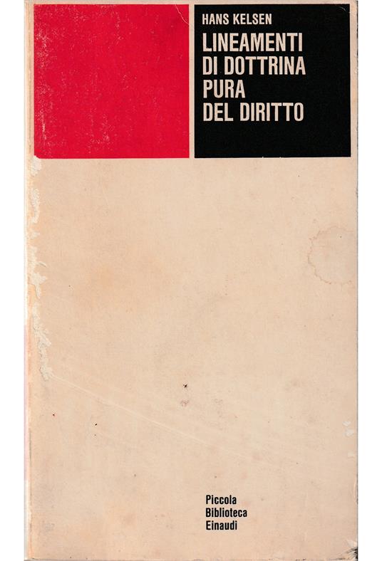 Lineamenti di dottrina pura del diritto - Hans Kelsen - copertina