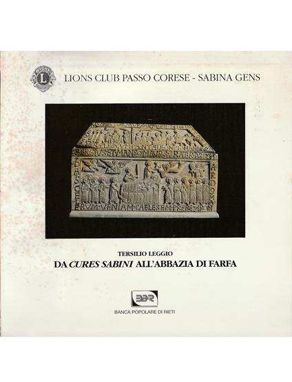 De Cures Sabini all'Abbazia di Farfa - Tersilio Leggio - copertina