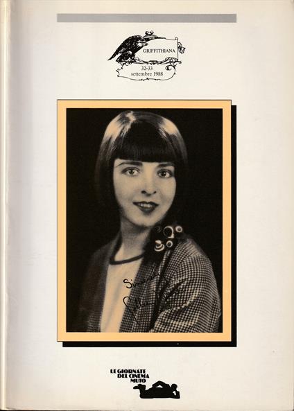 Griffithiana 32-33 settembre 1988 Le giornate del cinema muto Pordenone 1-8 ottobre 1988 - copertina