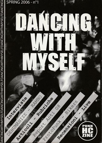 Dancing with Myself Punk HC Zine Spring 2006 n. 1 - copertina