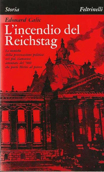 L' incendio del Reichstag - Edouard Calic - copertina