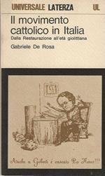 Il movimento cattolico in Italia