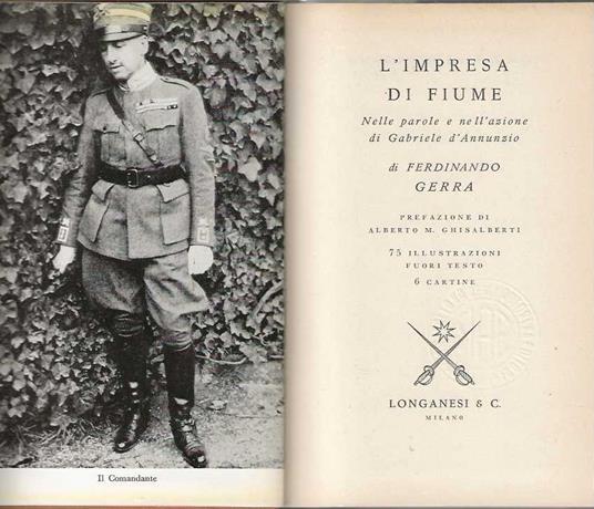 L ' impresa di Fiume - Ferdinando Gerra - copertina