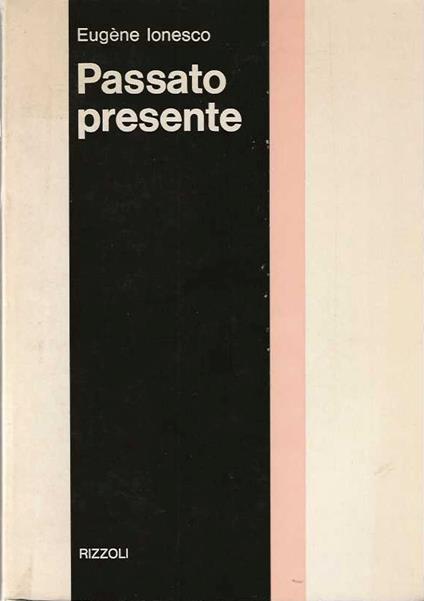 Passato Presente - Eugène Ionesco - copertina