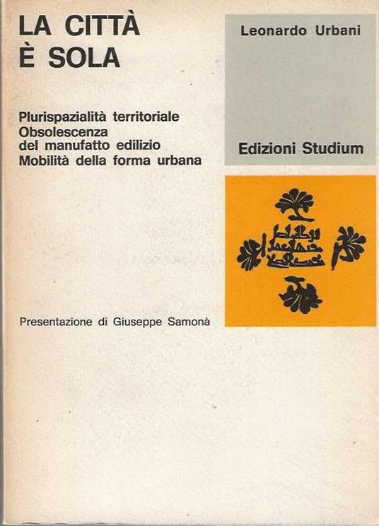 città è sola - Leonardo Urbani - copertina