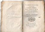 Riflessioni sull'economia generale de' grani tradotte dal francese con un discorso preliminare del signor abbate genovesi, cattedratico di commercio