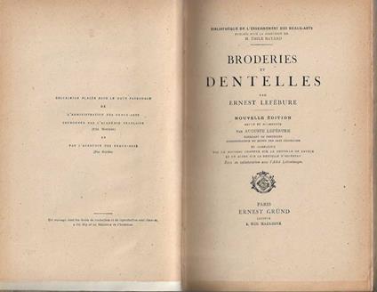 Broderies et Dentelles - copertina