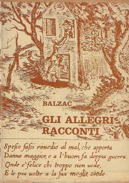 Gli allegri racconti (les contes drolatiques) raccolti nelle abbazie di turenna - Honoré de Balzac - copertina